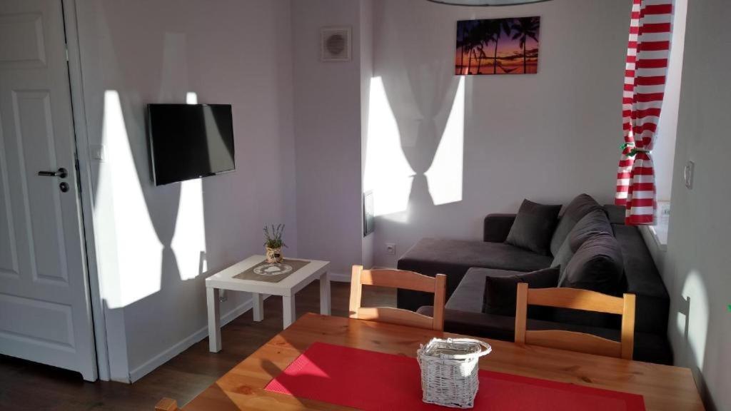 Domki Osada Kalinowa Leba Nowecin Sauna Exterior foto