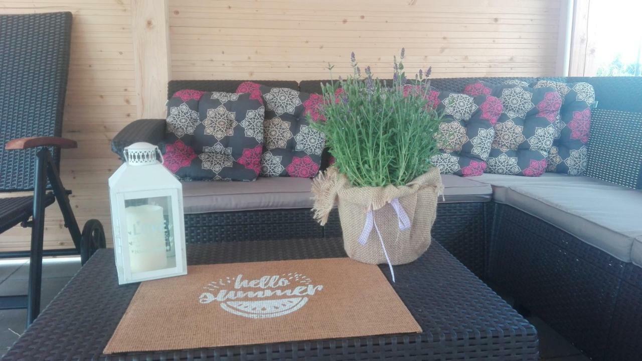 Domki Osada Kalinowa Leba Nowecin Sauna Exterior foto