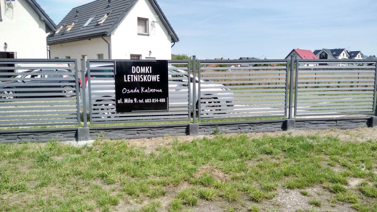 Domki Osada Kalinowa Leba Nowecin Sauna Exterior foto